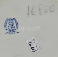 Herendi "Ujvidék" tálka, matricás, jelzett, apró kopásnyomokkal, d: 7,5 cm