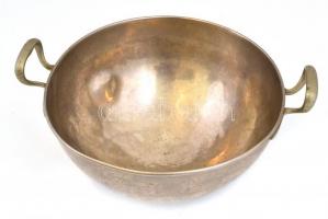Habverő fém edény, d: 28 cm