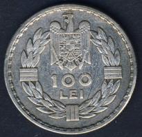 Románia 1932. 100L Ag II.Károly T:3 k. ph