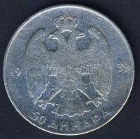 Jugoszlávia 1938. 50D Ag II.Péter T:3/3-