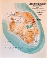 1913 Benkó Mihály: A Tihanyi félsziget. Különlenyomat a "Turisták Lapjá"-ból. Bp.,1913., M...