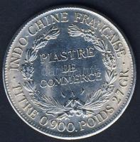 Francia Indokína 1924. 1P Ag "Liberty" T:2/3