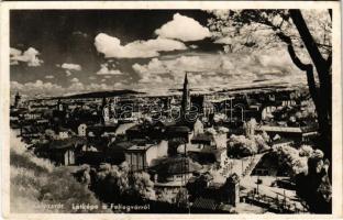 1941 Kolozsvár, Cluj; látkép a Fellegvárról / general view