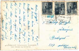 1944 Gyergyószentmiklós, Gheorgheni; Gyilkos-tó környéke / Lacul Rosu (Ghilcos) / lake + "M. KI...