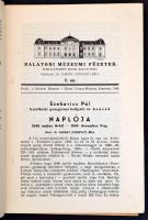 1942-1948 Balatoni Múzeum füzetek 4., 5., és 6. számok. Keszthely, Balatoni Múzeum-Állami Darnay-Múz...