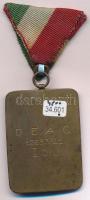 1923. "Athlétikai Verseny díj / D.E.A.C. (Debreceni Egyetemi Atlétikai Club) 1923. VII. 1. I. d...