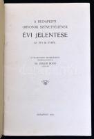 1912 A Budapesti Orvosok Szövetségének évi jelentése, Bp., 1912. 40p