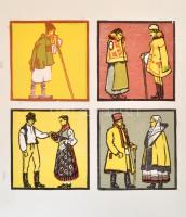 Székely András: Kós Károly. Budapest, 1979, Corvina, Offset és Játékkártya Nyomda, 12 p+12 t.. Kós K...