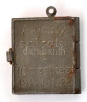 1915 Ferenc József: Népeimhez! A királyi szózat a nemzethez 1915. május 23-án. Minikönyv dombornyomo...