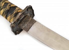 Szamuráj kard modern másolata, jó állapotban, h: 78 cm