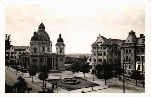 1941 Marosvásárhely, Targu Mures; Román templom, Állami táncotthon / Romanian Orthodox cathedral, dance school