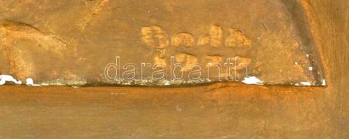 Boda 1927 jelzéssel. Portré. Gipsz szobor. 41x33,5 cm Lepattanásokkal