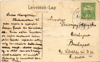 1910 Oláhszentgyörgy, Sangeorgiul Roman, Sangeorz-Bai; gyógyforrás / spa, spring source + "ÓRAD...