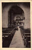 1940 Dés, Dej; Biserica Reformata / Református templom, belső / Calvinist church, interior + M. KIR. POSTA 192 (EK)