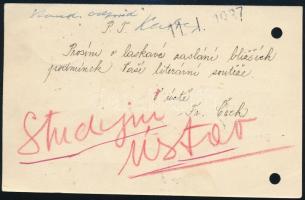 Czechoslovakia 1937 Csehszlovákia 1937