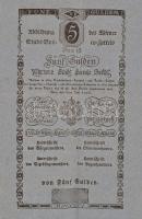 1808 Bécs, Gróf Kissingen-Nippenburg Ferdinánd által kiadott körlevél az új bankók forgalomba helyez...