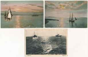 Balaton - 16 db régi képeslap / 16 pre-1945 postcards