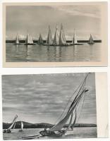 Balaton, vitorlások - 15 db modern képeslap / 15 modern postcards