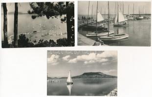Balaton, vitorlások - 15 db modern képeslap / 15 modern postcards