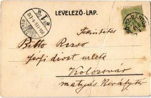 1904 Szőkefalva, Dunkeldorf, Seuca; Rhédei-Rothenthal kastély. "Ezt a feleségem a bárónő rajzol...