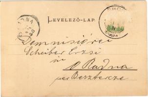 Törcsvár, Törzburg, Bran-Poarta, Bran; kastély. N. Popovics kiadása / castle (szakadás / tear)