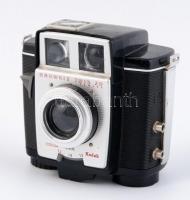 Kodak Eastman Brownie Twin 20 fényképezőgép, kis lepattanással, működőképes állapotban / Vintage Kodak camera, in working condition