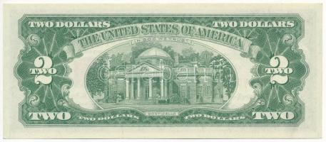 Amerikai Egyesült Államok 1965-1966. (1963A) 2$ "United States Note" piros pecsét, "K...