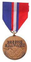 Amerikai Egyesült Államok 2000. Koszovói Hadjárat Medál Br kitüntetés mellszalagon T:1 USA 2000. Kosovo Campaign Medal Br decoration on ribbon C:UNC
