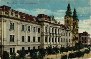 1916 Debrecen, Római katolikus főgimnázium (szakadás / tear)
