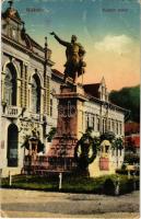 Miskolc, Kossuth szobor. Vasúti Levelezőlapárusítás 39.sz. 1916 (EK)