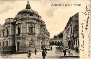 1905 Pozsega, Pozega; Alagoviceva ulica u Pozegi / street