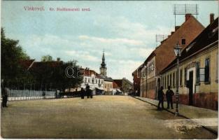 1914 Vinkovce, Vinkovci; Kr. Nadsumarski ured / forestry office, street (Rb)