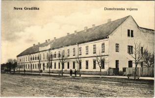 Újgradiska, Nova Gradiska; Domobranska vojarna / military barrack for guards