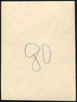 cca 1934 Kinszki Imre (1901-1945) budapesti fotóművész hagyatékából, jelzés nélküli vintage fotó (Mo...