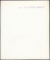 cca 1932 Kinszki Imre (1901-1945) budapesti fotóművész hagyatékából, pecséttel jelzett vintage fotó ...