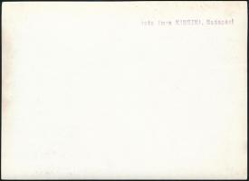 cca 1932 Kinszki Imre (1901-1945) budapesti fotóművész hagyatékából, pecséttel jelzett vintage fotó ...