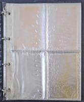 100/200 férőhelyes képeslap berakó gyűrűs borítóval