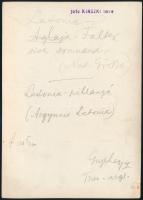 cca 1933 Kinszki Imre (1901-1945) budapesti fotóművész hagyatékából, a szerző által feliratozott, pe...