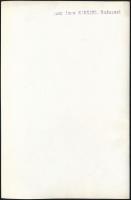 cca 1935 Kinszki Imre (1901-1945) budapesti fotóművész hagyatékából, pecséttel jelzett vintage fotó ...