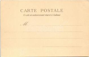 Erotic nude lady with the Moon art postcard