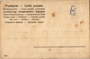 Erotic lady in chair, litho art postcard (Rb)