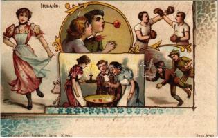 1900 Irland / Ireland. Nationalitäten-Postkarten Serie No. 20. Art Nouveau, litho (EK)
