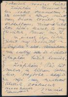 1961 Feszty Masa (1895 - 1979) festőművész, Jókai Mór unokájának autográf levele Gerő Zsófiának (189...