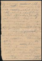 1961 Feszty Masa (1895 - 1979) festőművész, Jókai Mór unokájának autográf levele Gerő Zsófiának (189...