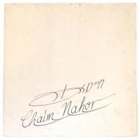 Chaim Nahor (1914-1993, izraeli festő és grafikus): Absztakt kompozíciók, 5 db mű mappában. Ofszet nyomat, papír, jelzett a nyomaton, egyik ceruzával is jelzett és számozott (71/300). Ca. 29x25 cm / Chaim Nahor (1914-1993, painter from Israel): abstract compositions, 5 pcs in a folder. Offset print, paper, signed on the print, one of them signed with pencil. (71/300). Ca. 29x25 cm