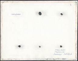 cca 1976 Nagy Lajos: Ördöglovas, feliratozott vintage fotóművészeti alkotás, a magyar fotográfia ava...