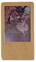 DN A világ leghíresebb festményei / Edgar Degas 1834-1917. - A tánc csillaga 1876. aranyozott, multicolor Cu emlékérem (35x60mm) T:PP