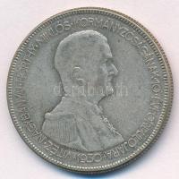 1930. 5P "Horthy Jobbra" Ag T:3 Adamo P8