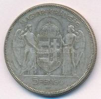 1930. 5P "Horthy Jobbra" Ag T:3
Adamo P8