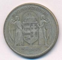 1930. 5P "Horthy Jobbra" Ag T:3
Adamo P8